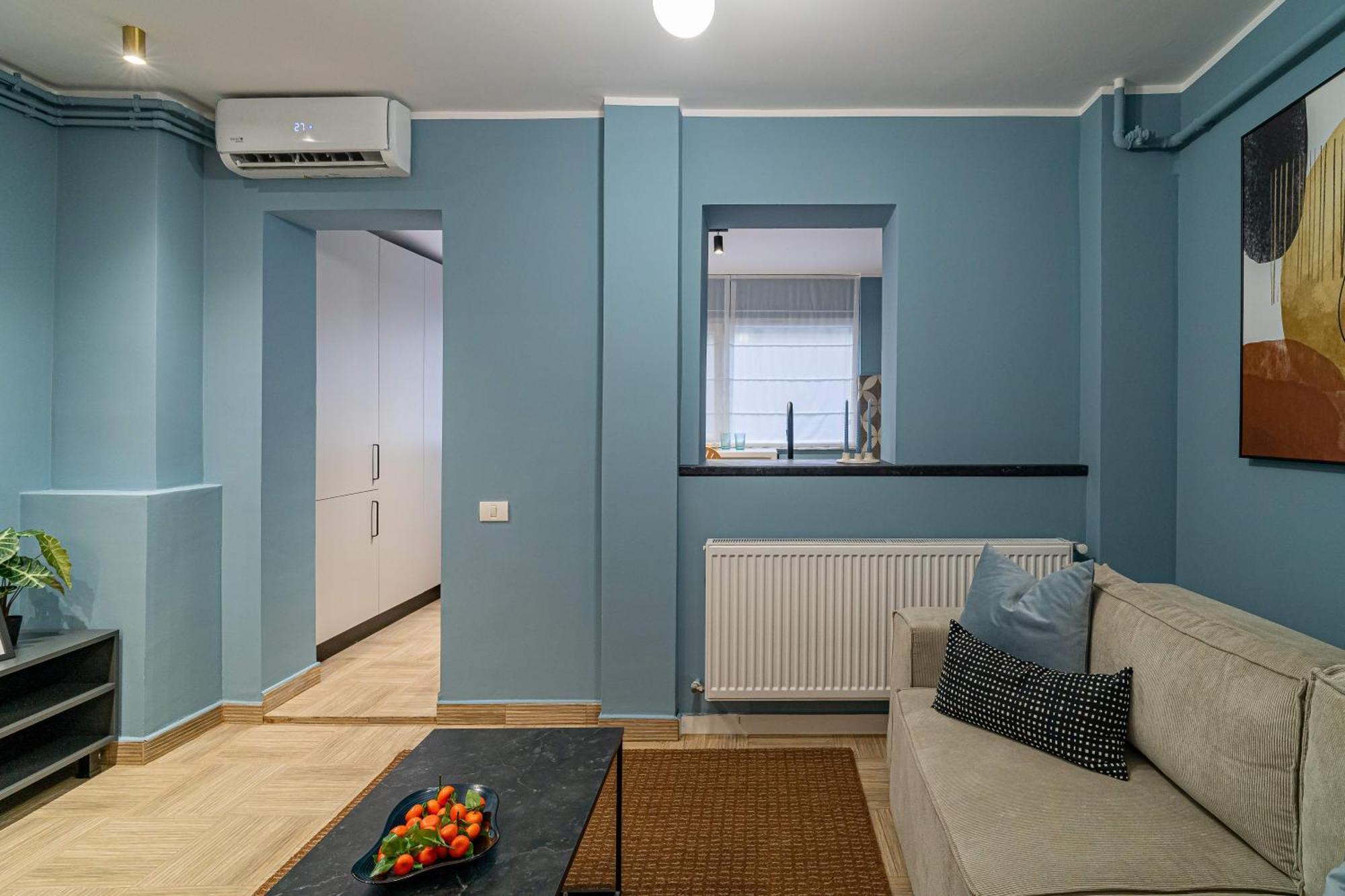 Celestial Azure - Tranquil 1Br In Piata Universitatii Boekarest Buitenkant foto