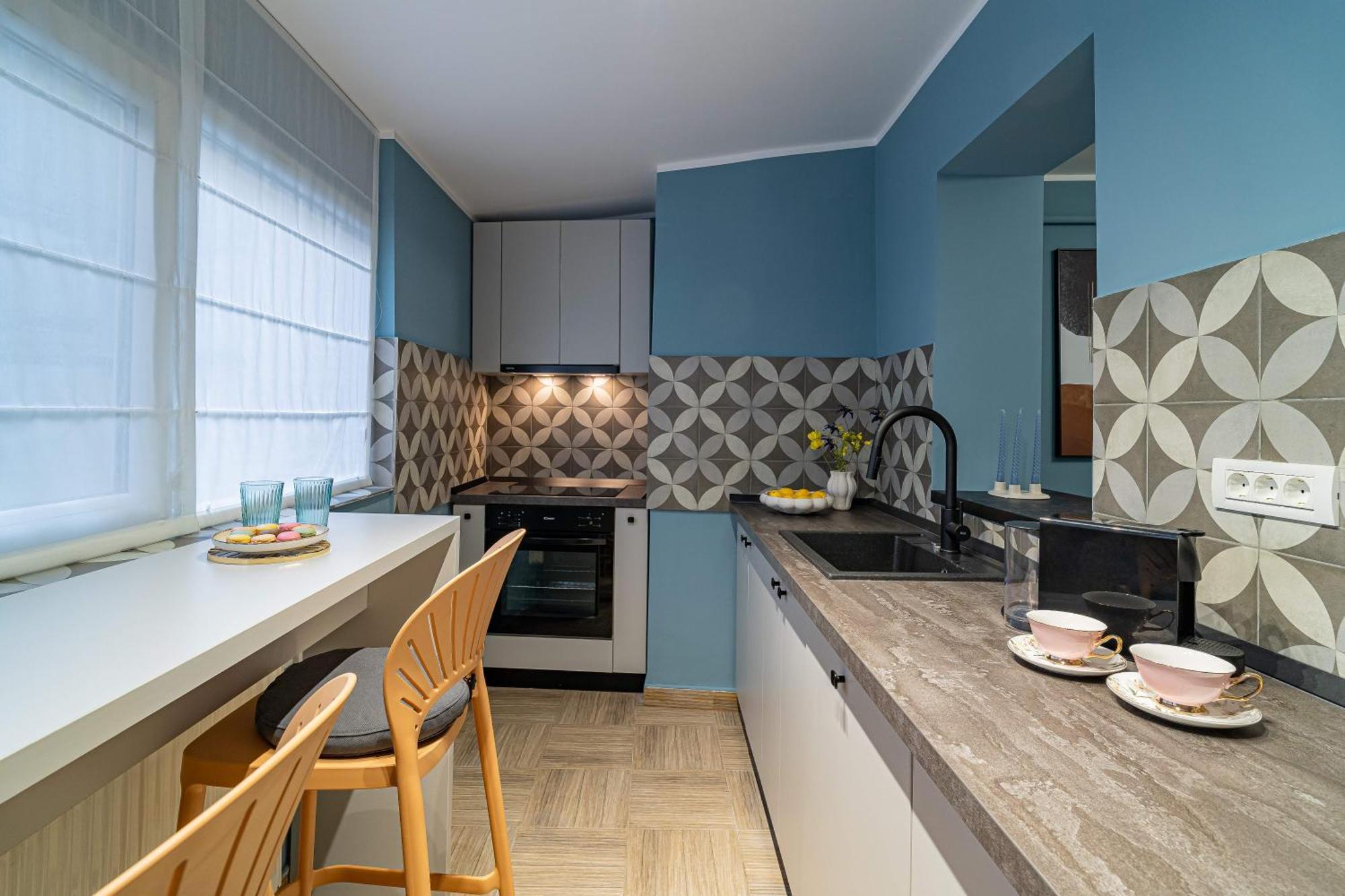 Celestial Azure - Tranquil 1Br In Piata Universitatii Boekarest Buitenkant foto