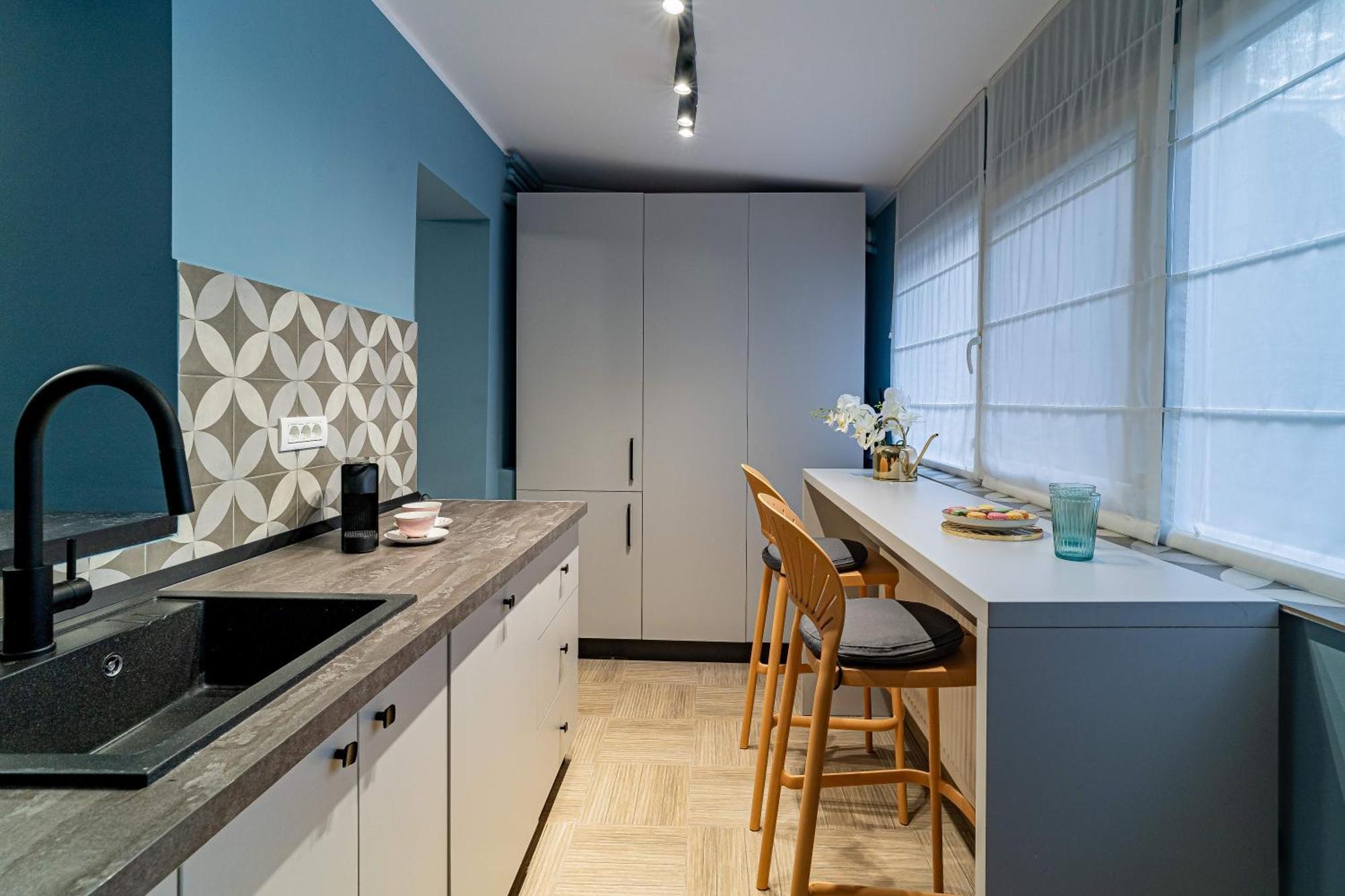 Celestial Azure - Tranquil 1Br In Piata Universitatii Boekarest Buitenkant foto